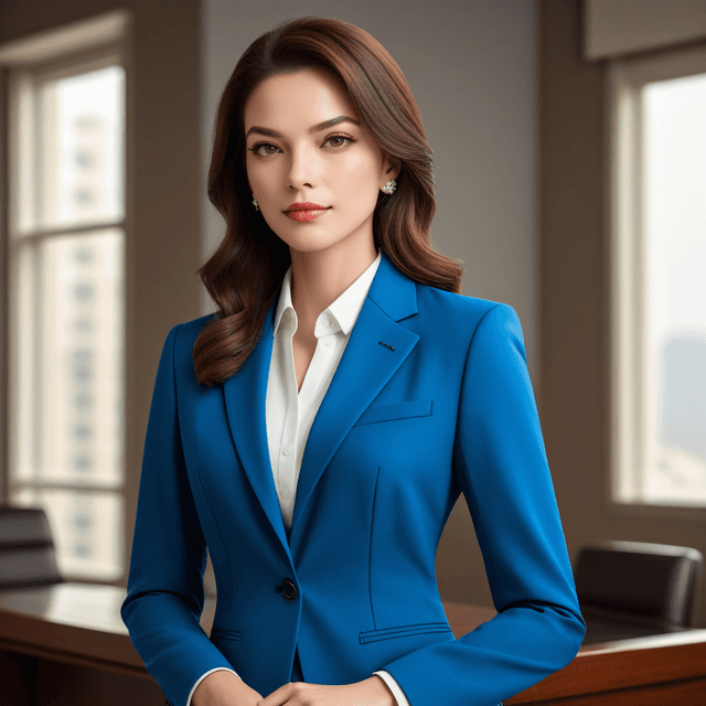 high-class suit woman