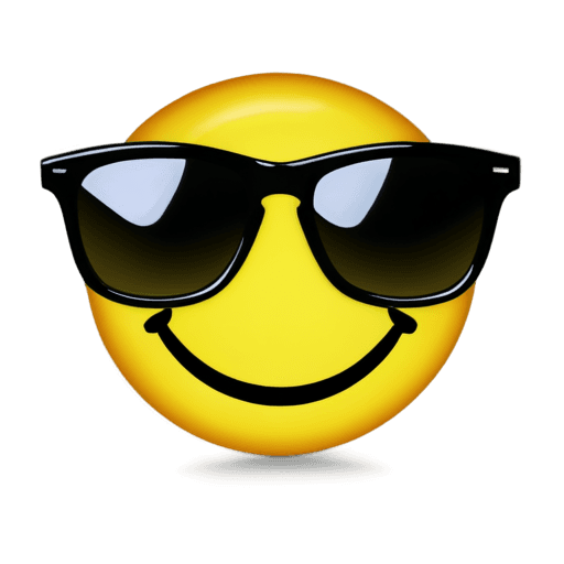 gafas de sol, gafas de sol de cara sonriente png, emoticono, cara de sonrisa, cara sonriente, mirada feliz