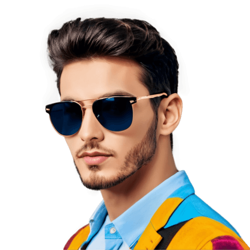 sunglasses,square luxury sunglasses png,generate realistic face,portrait hd,professional portrait hd,human realistic face