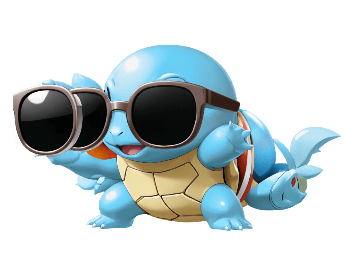 sunglasses,squirtle sunglasses logo png,blastoise,style of pokemon,pokemon style,cool sunglasses