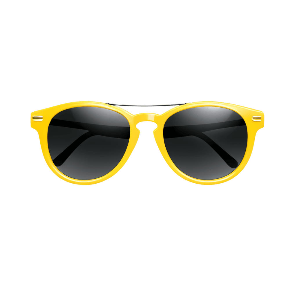 gafas de sol, fondo amarillo brillante, gafas deportivas amarillas, icono de aplicación de citas, gafas de sol divertidas, cara amarilla brillante