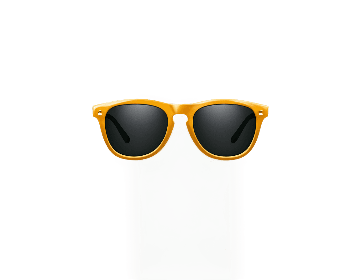 sunglasses,yellow background beam,lensflares,volumetric light effect,behance. polished,glowing white face
