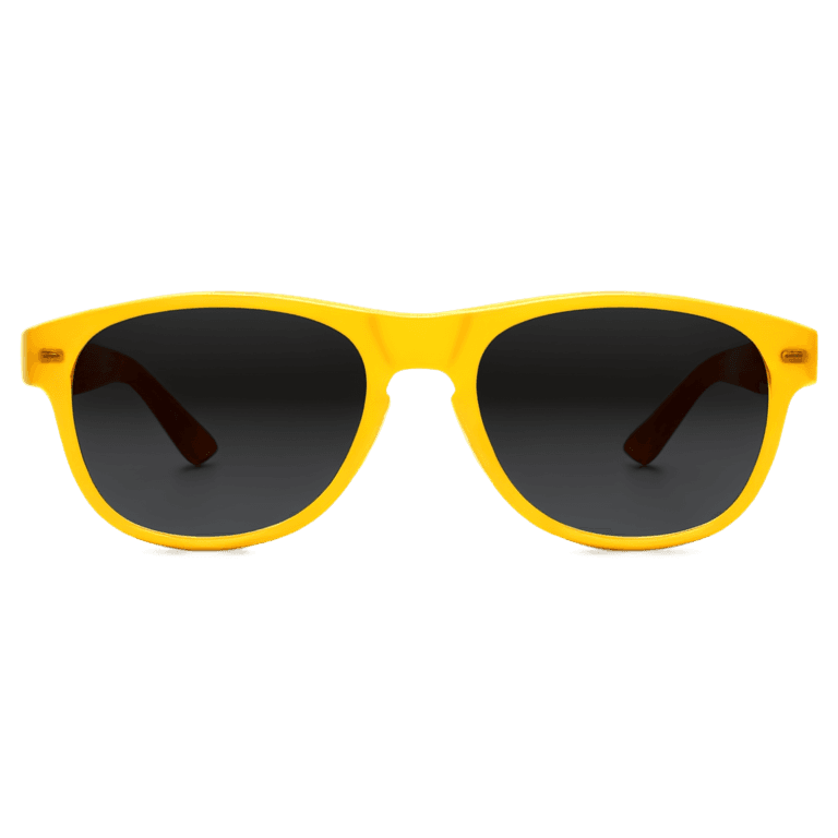 sunglasses,yellow glowing background,neon sunglasses!,yellow background beam,dating app icon,cool sunglasses