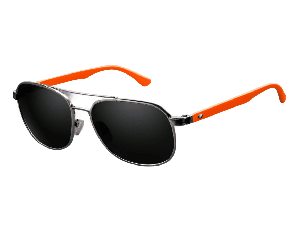 sunglasses,reflective aviator sunglasses,orange neon backlighting,reflective sunglasses,futuristic sunglasses,polarized sports sunglasses