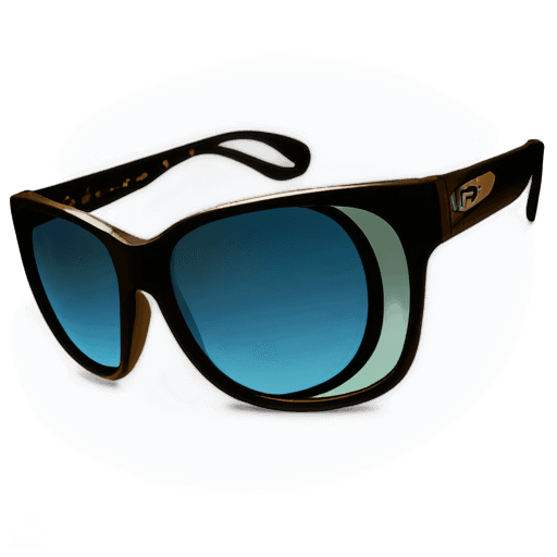 sunglasses lens png Black sunglasses with a blue reflection on a white background