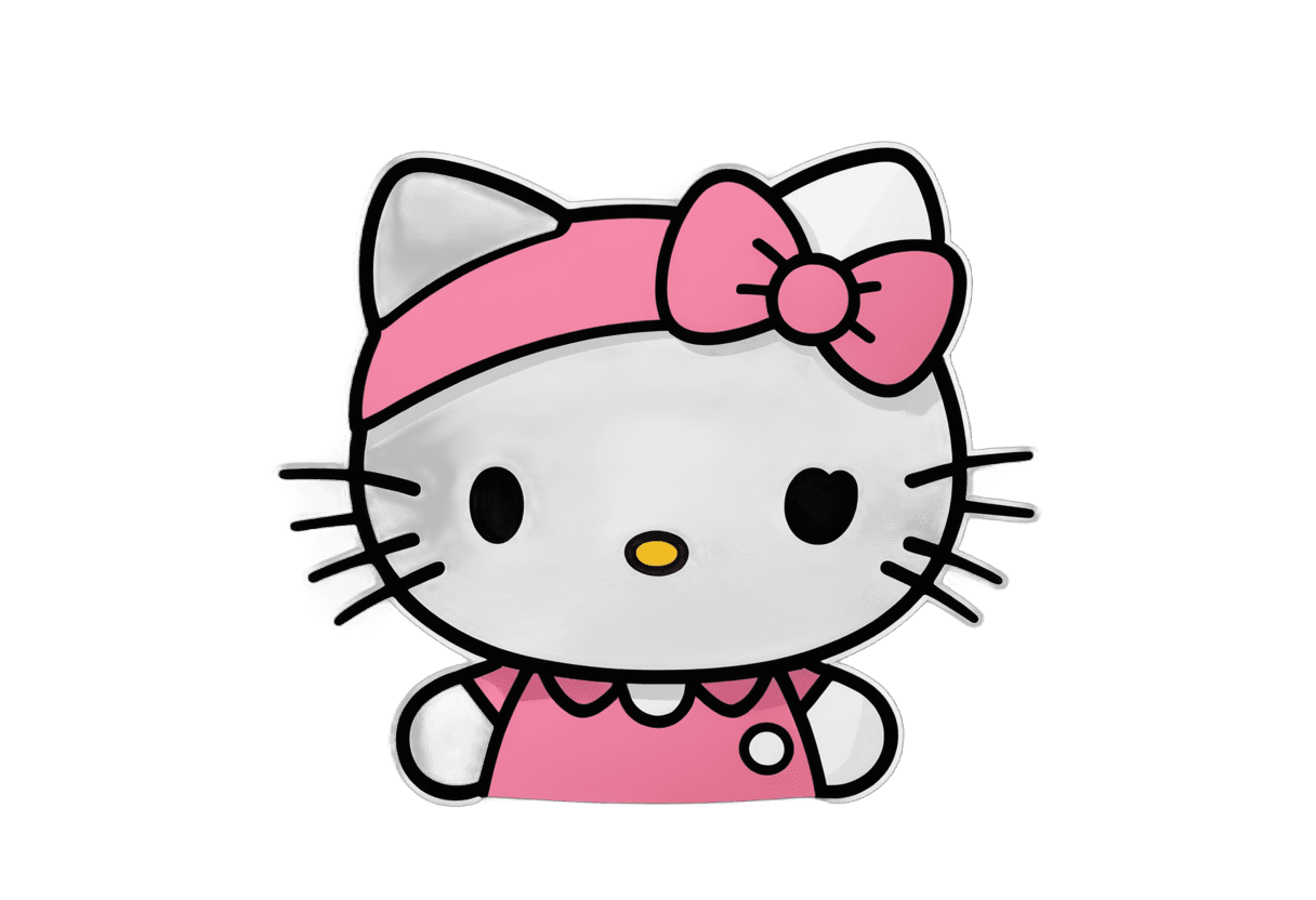 hello kitty,tumblr hello kitty png,kitty,elokitty,cartoonish cute,cute cartoon character