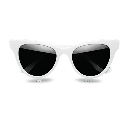 gafas de sol, blanco frío, fondo blanco claro, gafas de sol futurisitc, fondo blanco de estudio, icono de aplicación