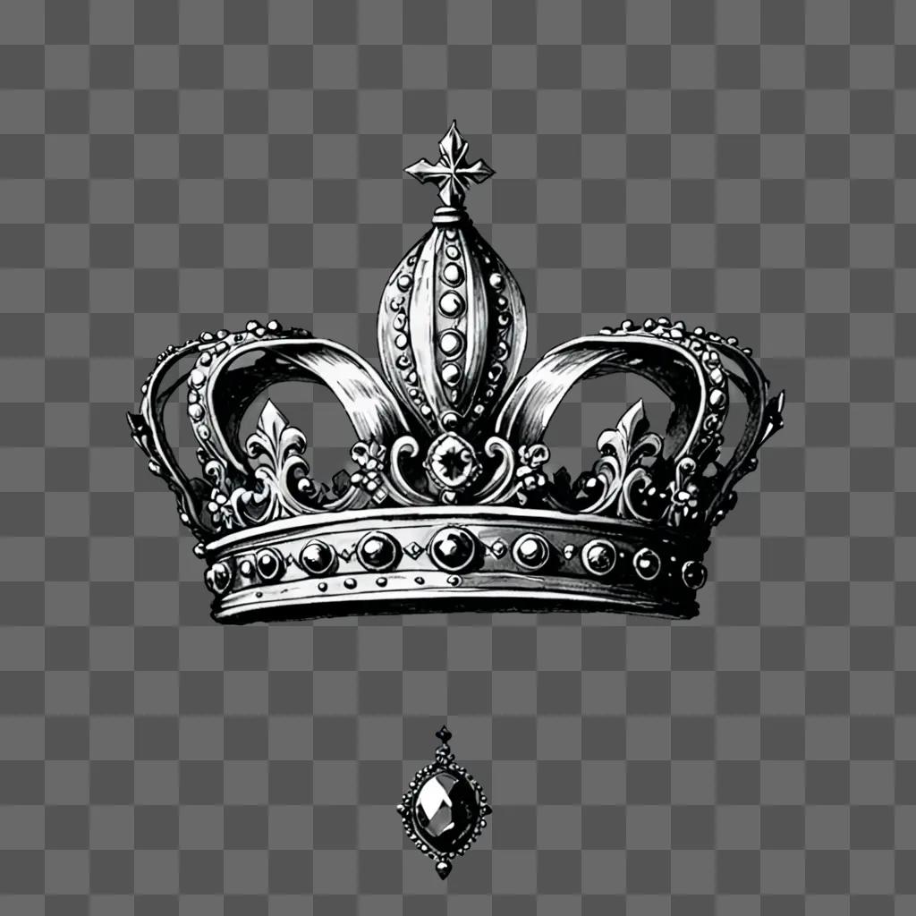 A beautiful drawing of a beautiful crown