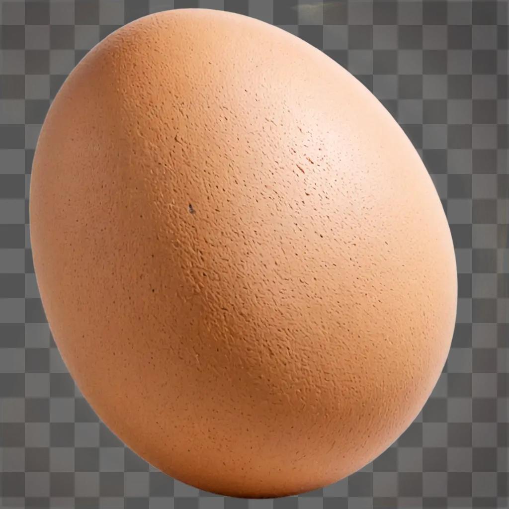 A beautiful egg drawing in a dark background