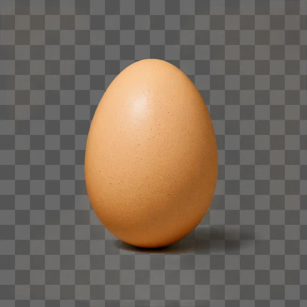 A beautiful egg drawing sits on a beige background