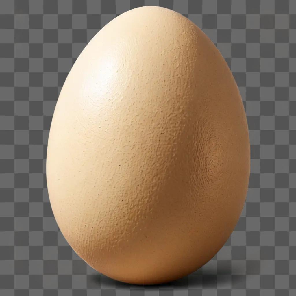 A beautiful egg drawing with a golden hue