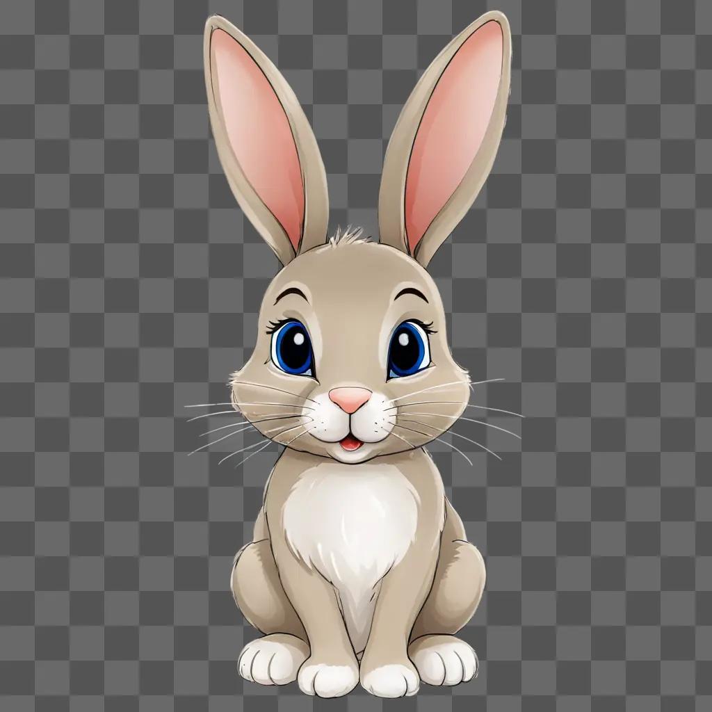 A cute rabbit drawing for kids