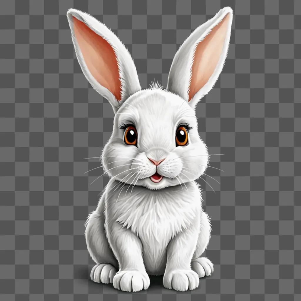 A cute rabbit drawing for kids