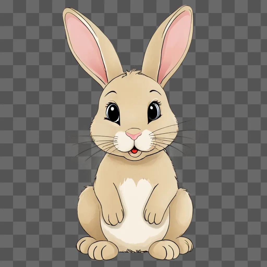 A cute rabbit drawing for kids