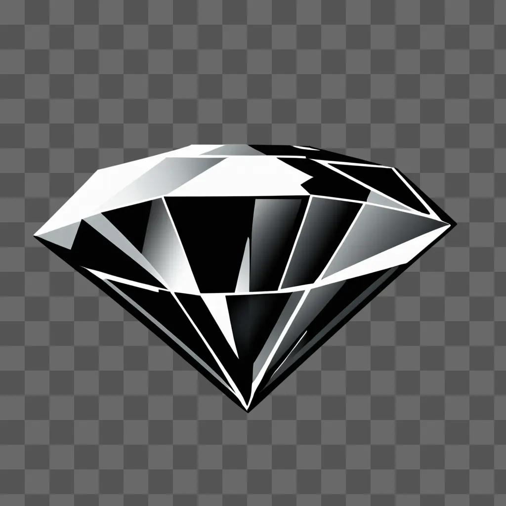 A diamond drawing is a geometric representation of the shape