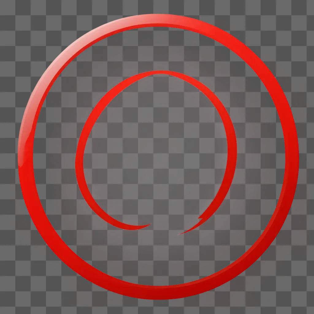 A red circle with a red line inside