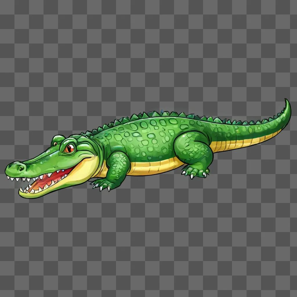 Alligator Drawing for Kids