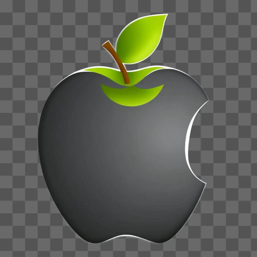 Apple logo with bite taken out of it