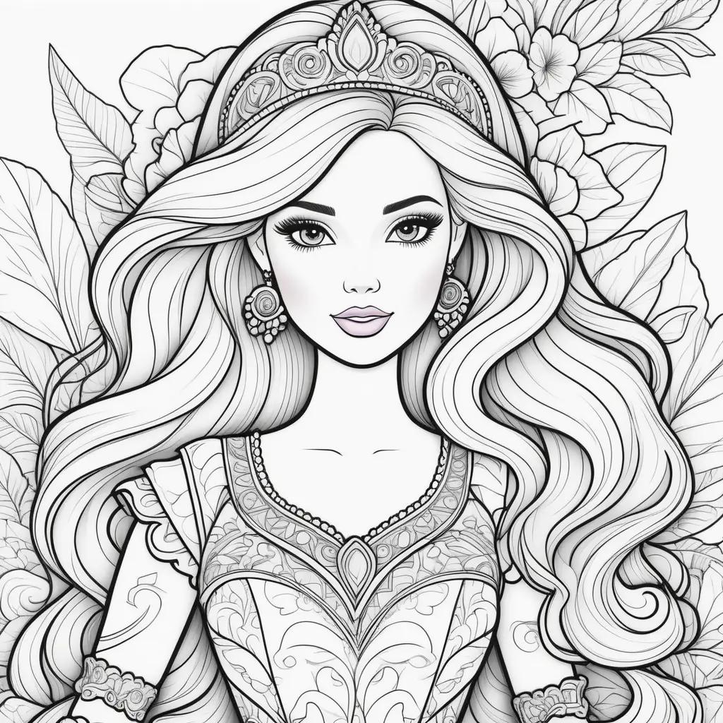 Barbie Coloring Pages - Adult Coloring Book