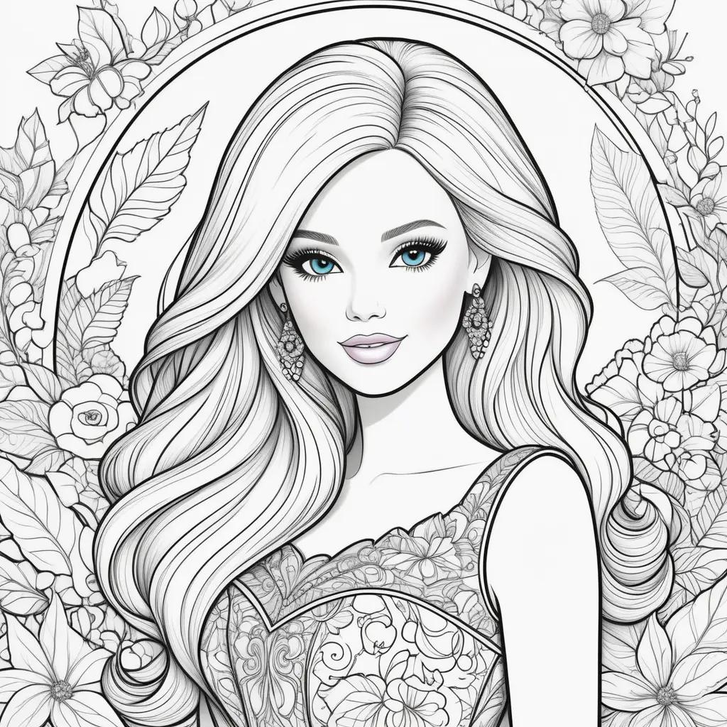 Barbie Coloring Pages - Free Adult Coloring