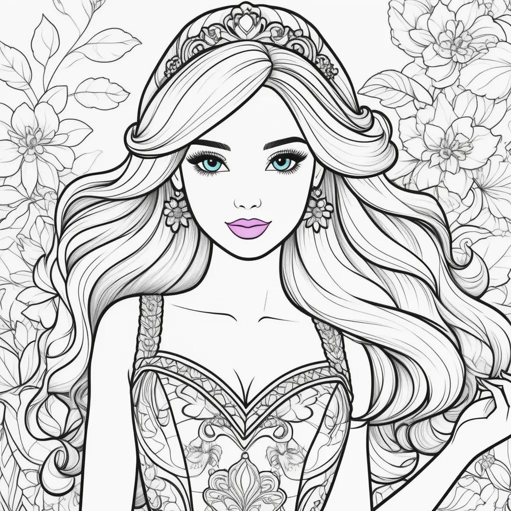 Barbie Coloring Pages - Printable Barbie Coloring Pages