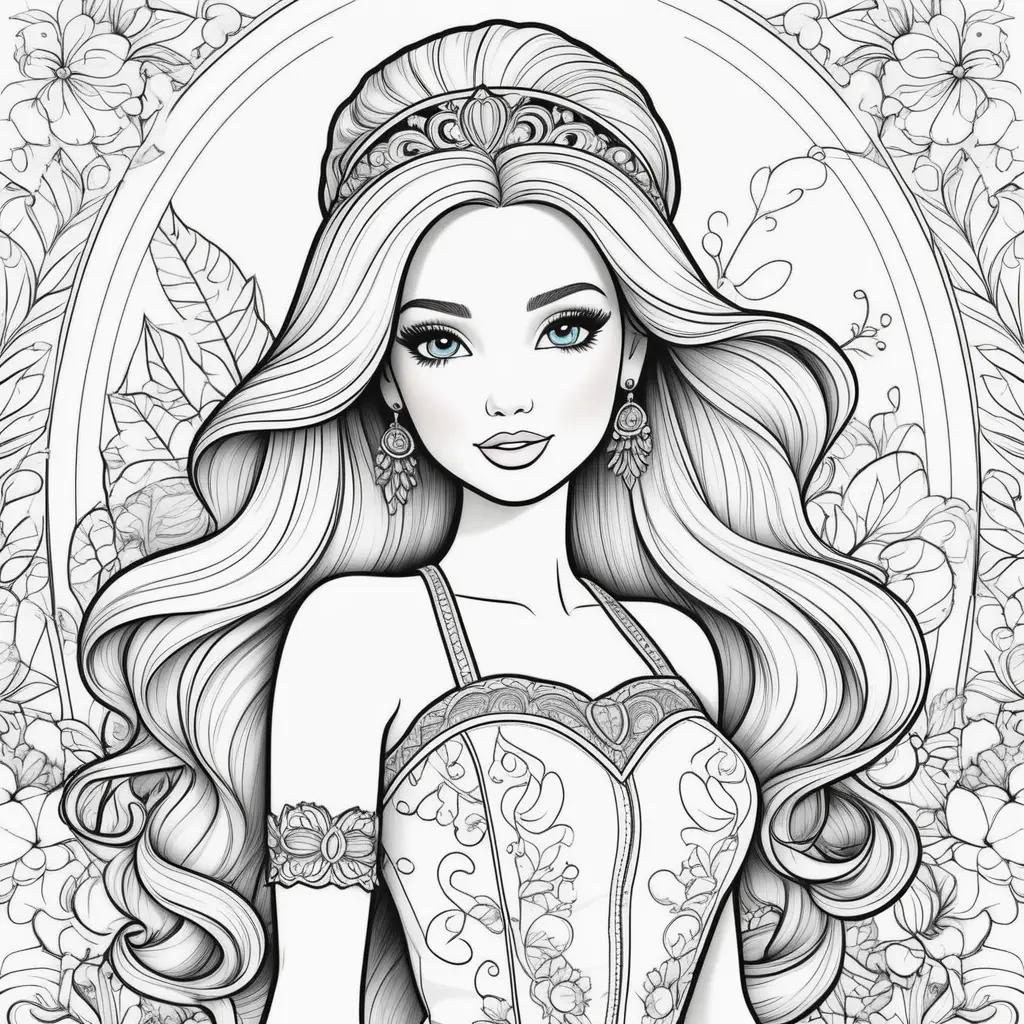 Barbie Coloring Pages: Adult Coloring Book, Barbie Coloring Pages, Barbie Coloring Pages For Adults