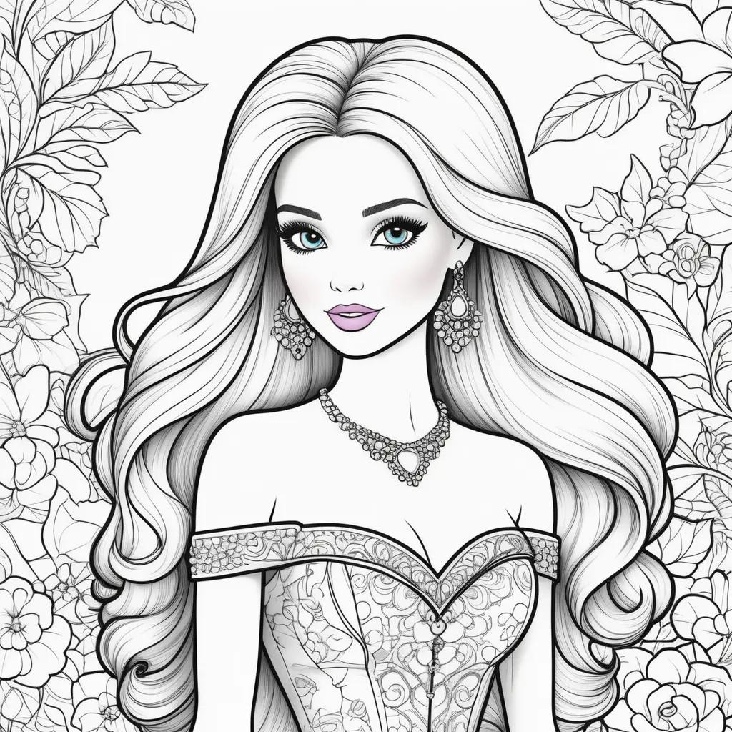 Barbie Coloring Pages With Barbie Printables