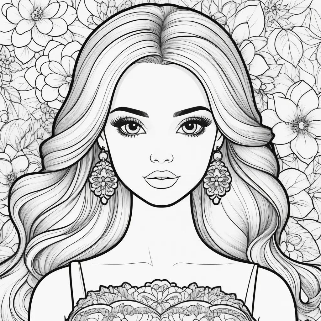 Barbie Coloring Pages for Adults to Print