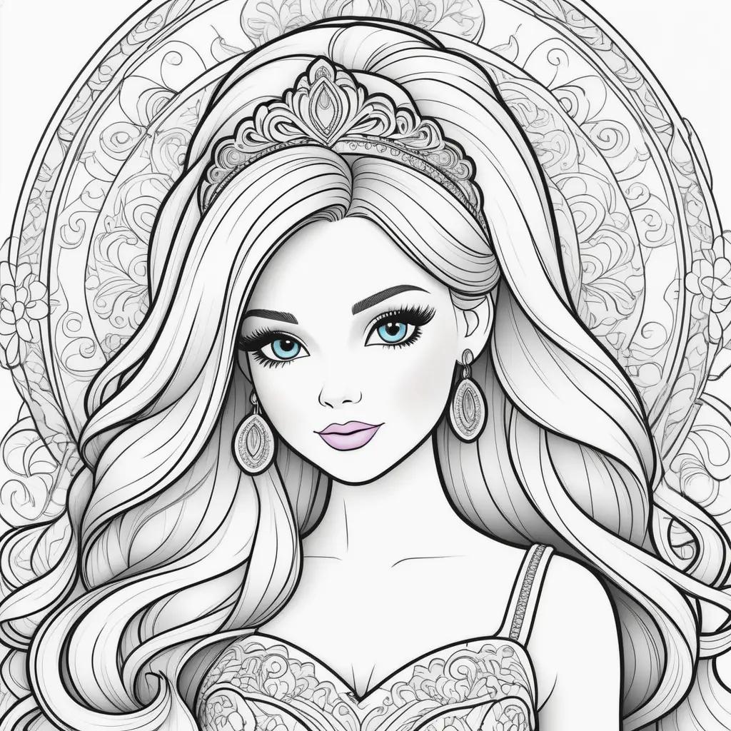 Barbie Coloring Pages for Kids