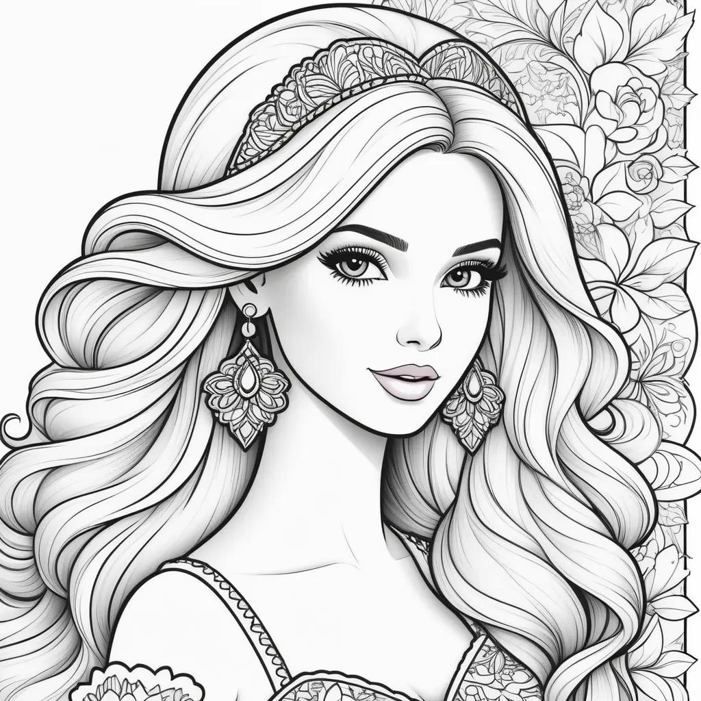 Barbie Coloring Pages is a fun and engaging coloring activity for all ages