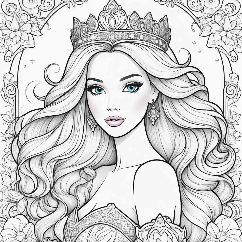 Barbie princess coloring pages, Barbie coloring pages, coloring pages, princess coloring pages, Barbie coloring pages online