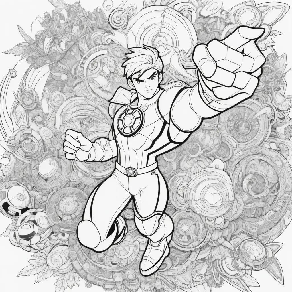 Ben 10 Coloring Pages of the Universe