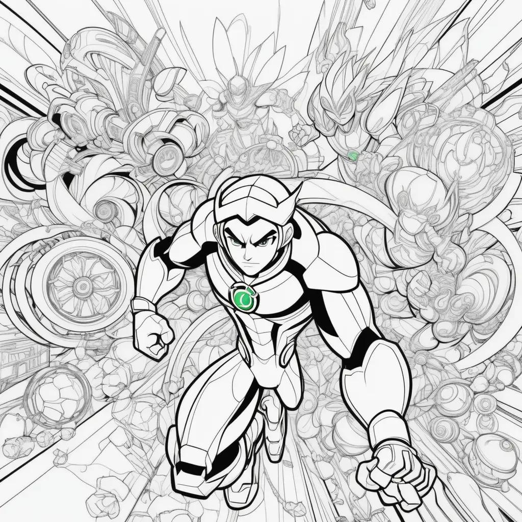 Ben 10 coloring pages of the alien warrior