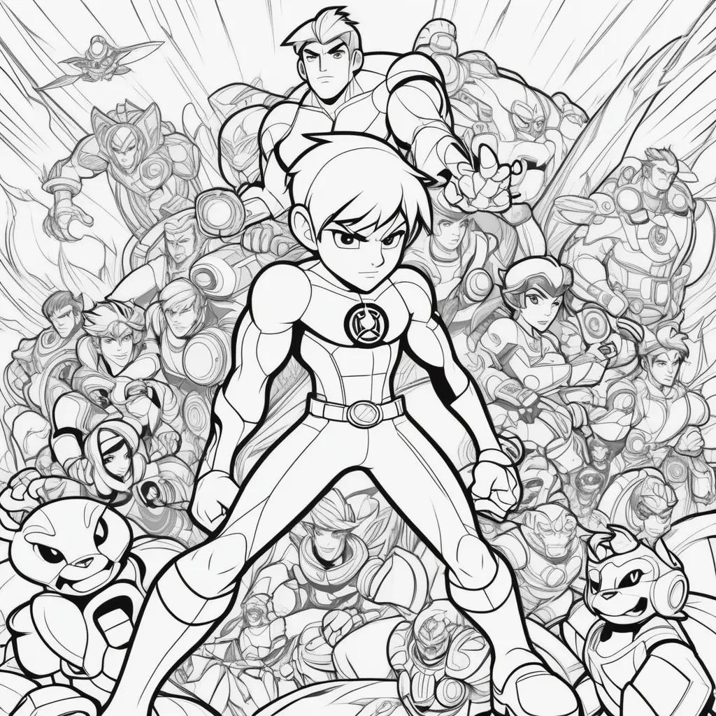 Ben 10 coloring pages