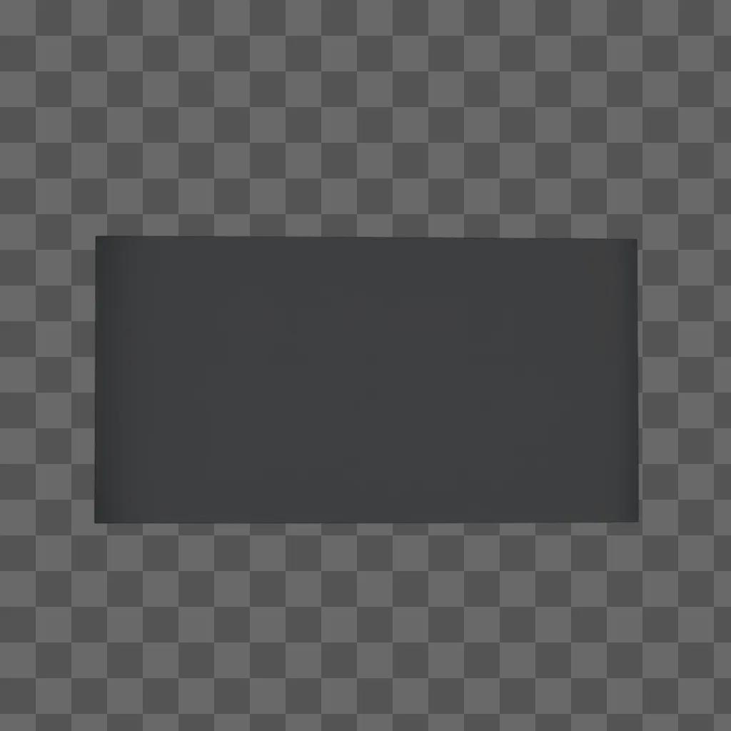 Black screen with a square shape