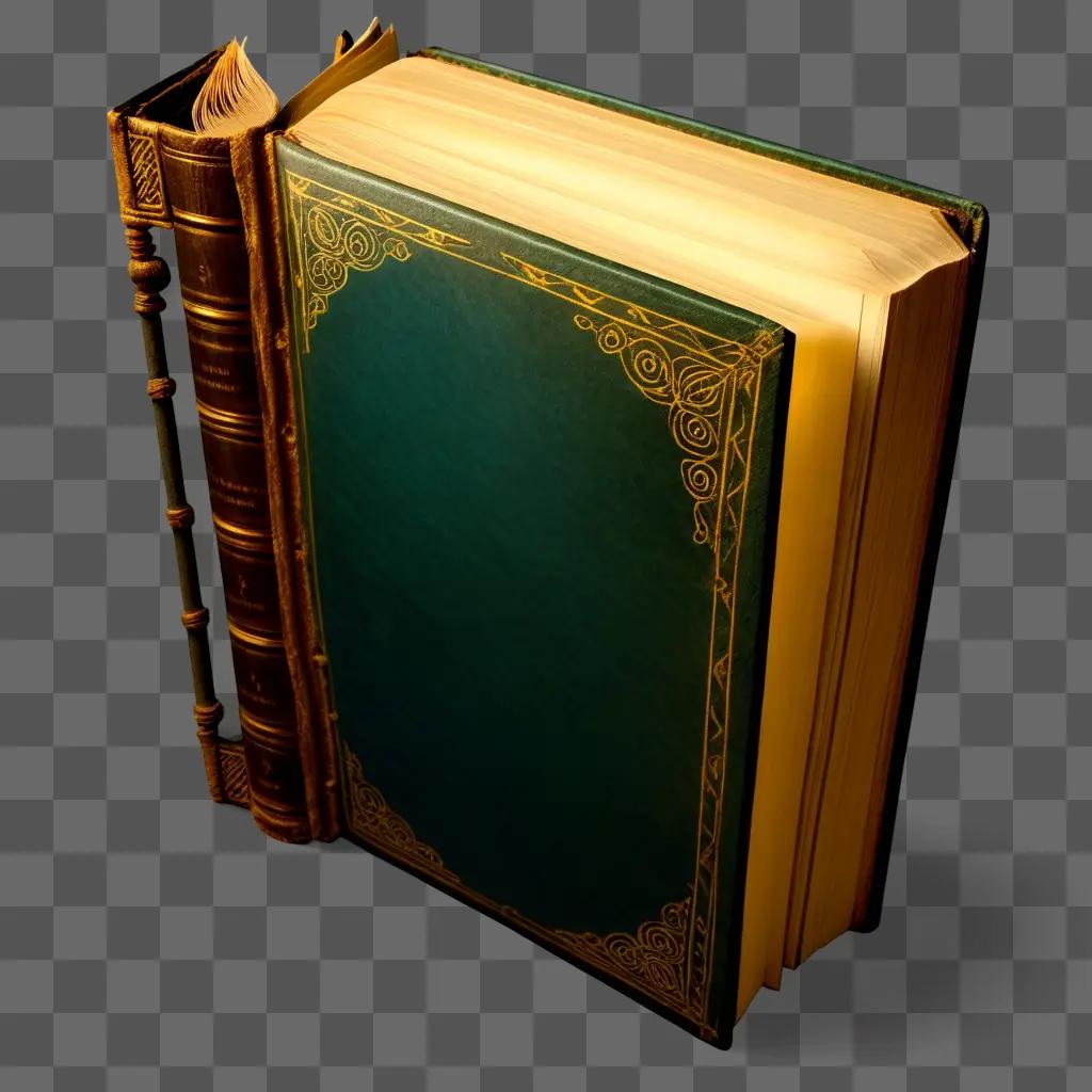 Book with golden edges and a black cover