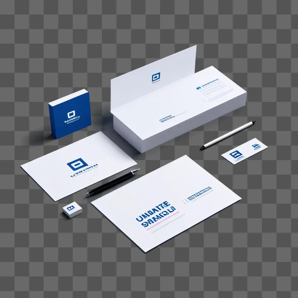 Brand identity set of stationary