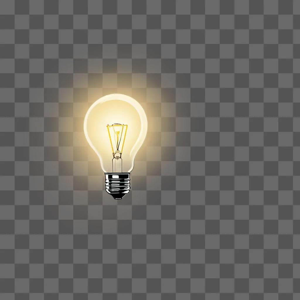 Bright lightbulb logo against a neutral background