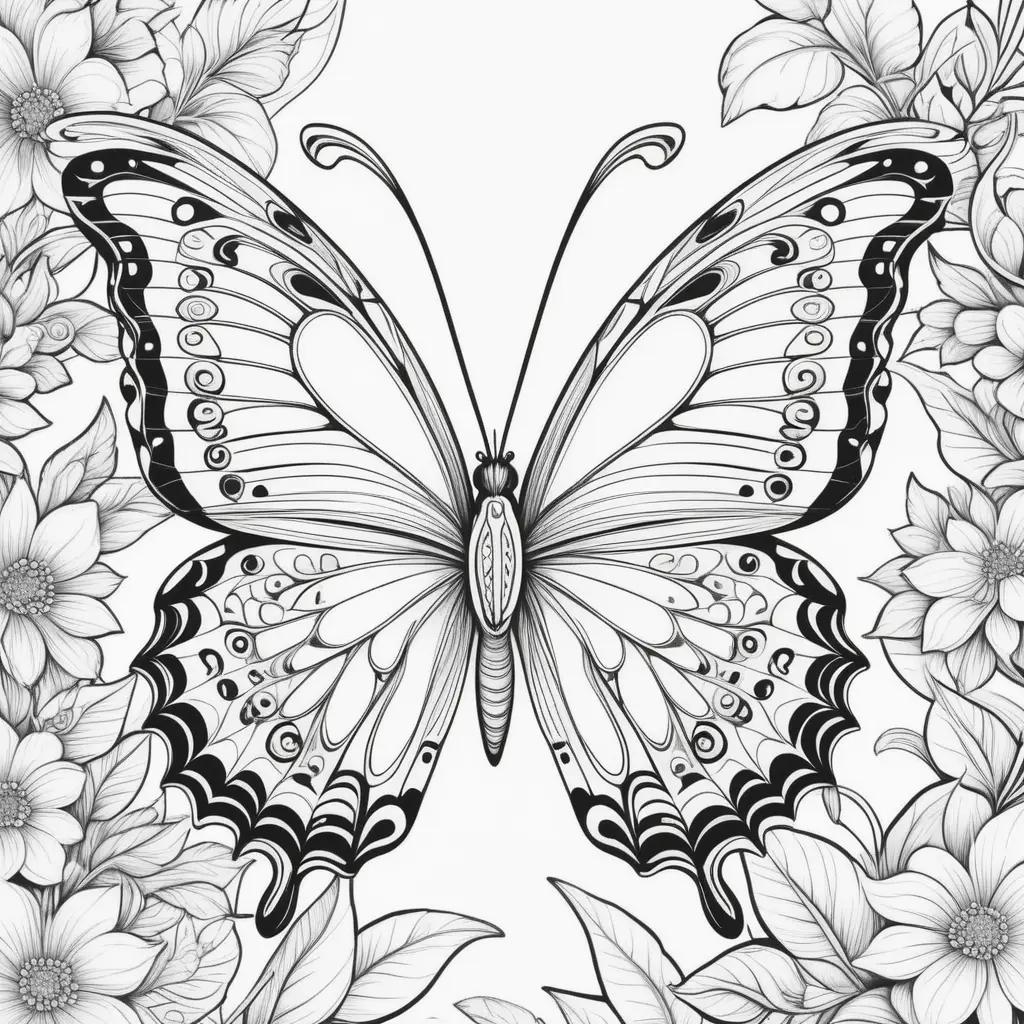 Butterfly Coloring Pages for Adults