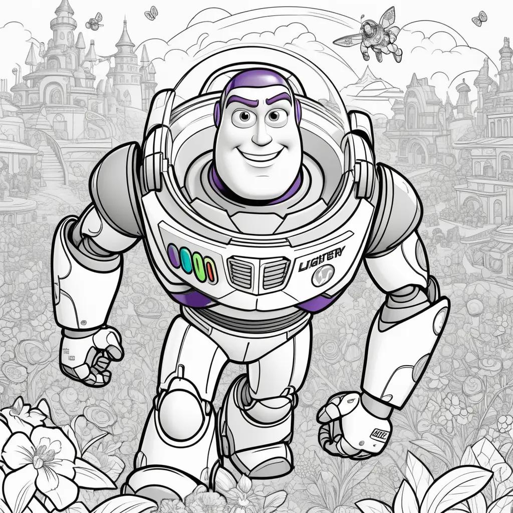 Buzz Lightyear Coloring Pages: Coloring Book