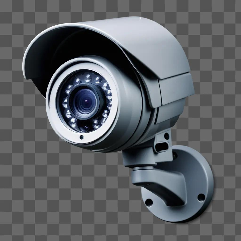 CCTV camera mounted on a wall