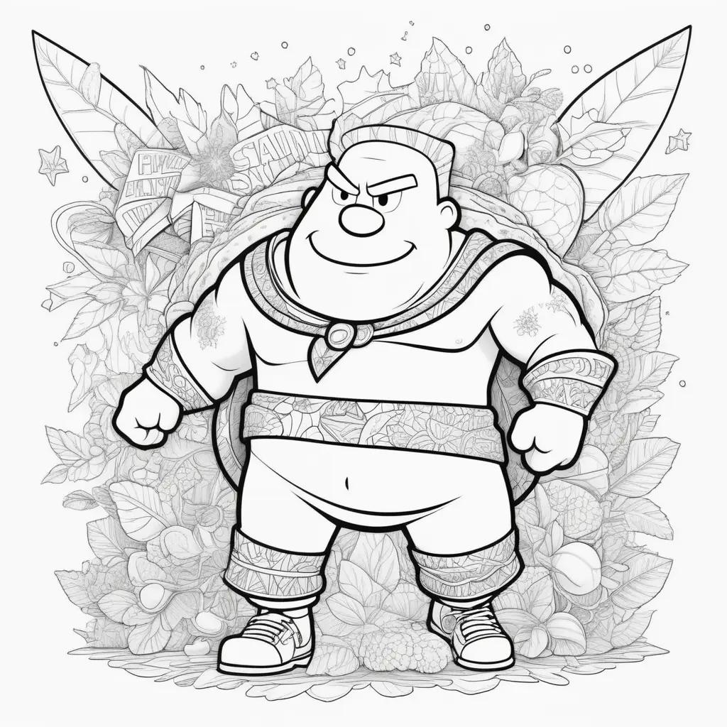 Captain Underpants Coloring Pages - Cartoon