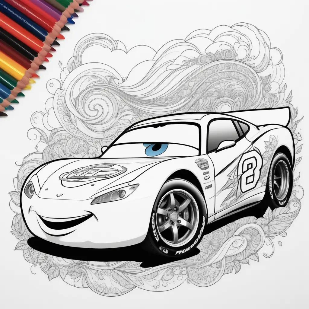 Cars Lightning McQueen coloring pages for kids