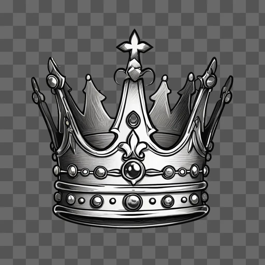 Cartoon Crown Drawing of a Kings Crown