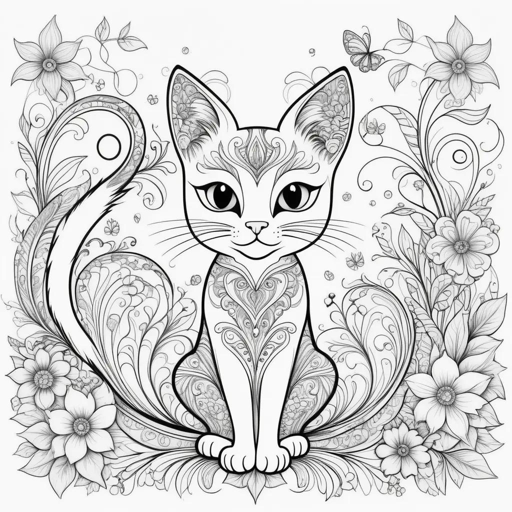 Cats Coloring Pages: A Coloring Book for Kids