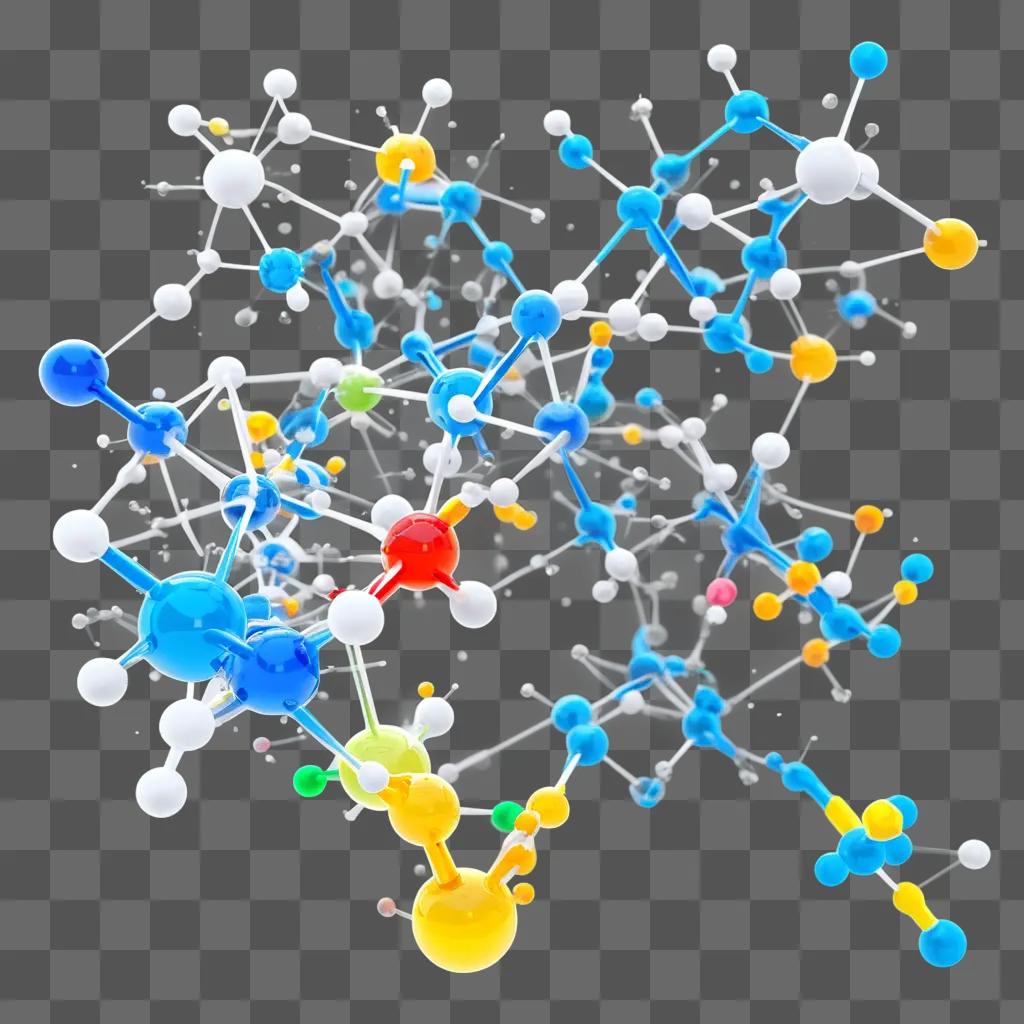 Chemical compound in a 3D model