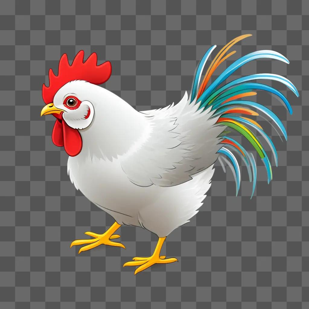 Chicken drawing for kids