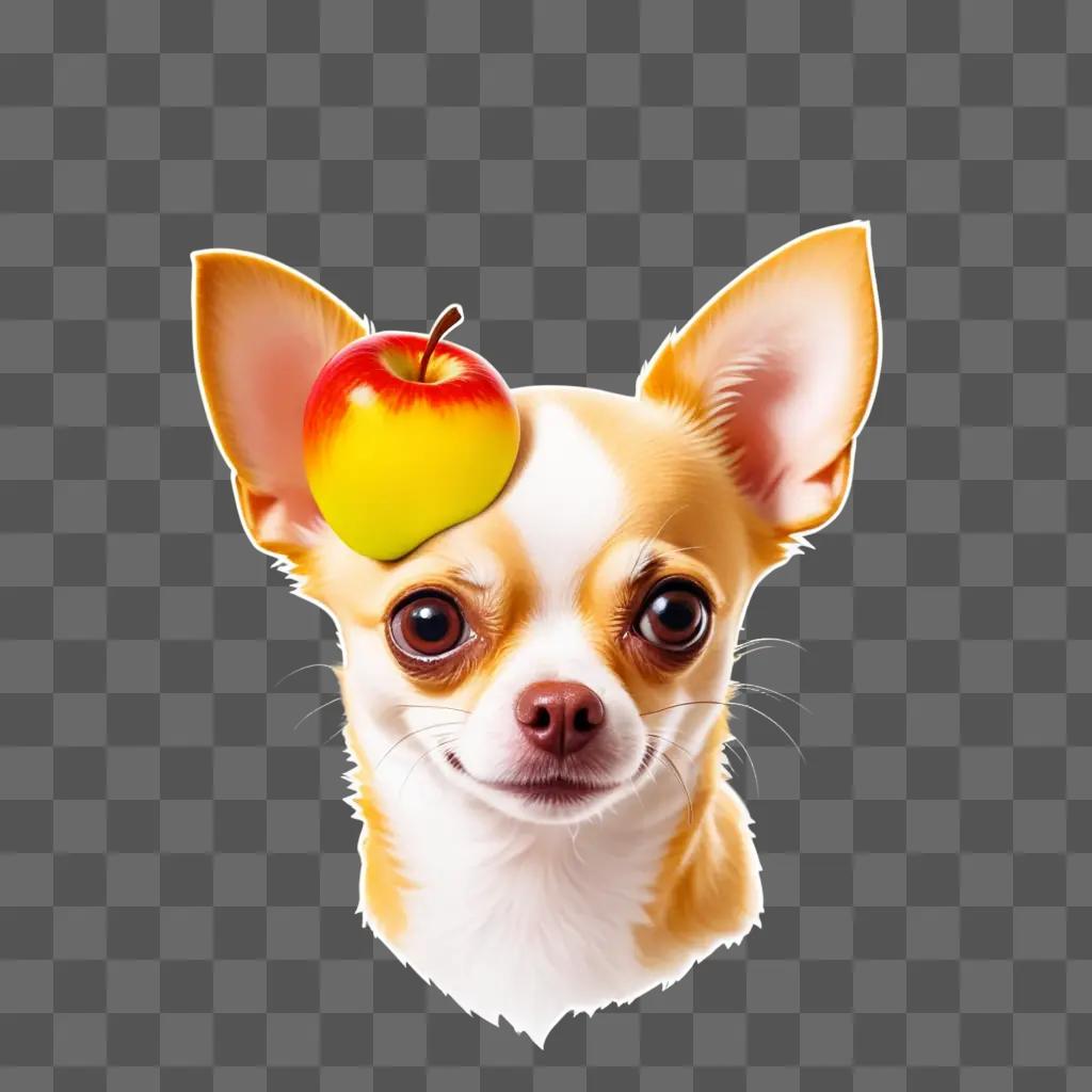 Chihuahua with an apple head and a smile