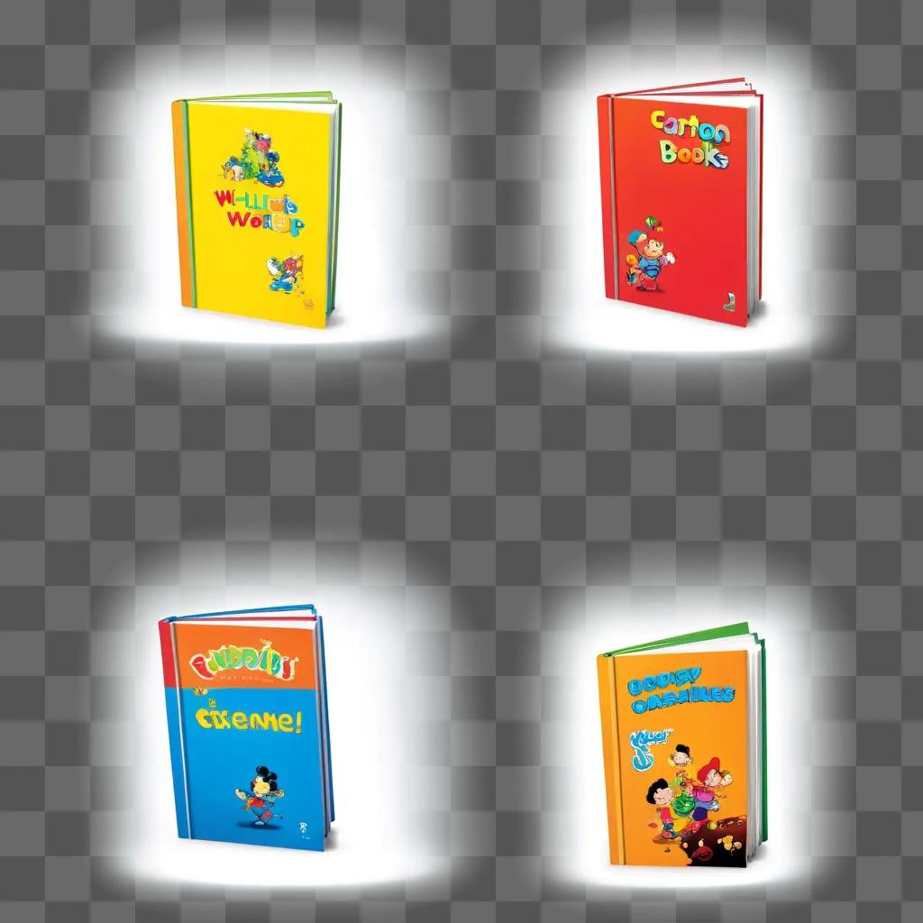 Childrens books in cartoon style