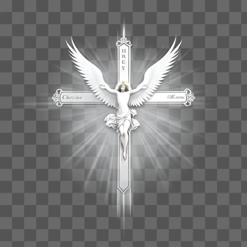 Christian clipart of Jesus Christ on a cross